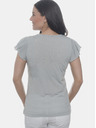 Sam 73 Graues Damen-T-Shirt SAM 73