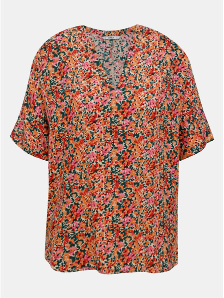 ONLY Rosa und orange geblümte lockere Bluse ONLY Nova