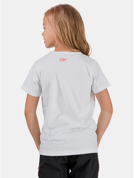Sam 73 Weißes Mädchen-T-Shirt SAM 73 Bidano
