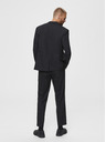 SELECTED Schwarzer Blazer aus einer Wollmischung Selected Homme Stock