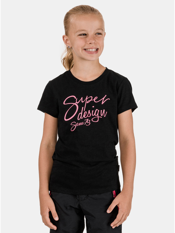 Sam 73 Schwarzes Mädchen-T-Shirt SAM 73 Caitlyn