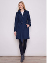Tranquillo Dunkelblauer isolierter Damen-Trenchcoat Tranquillo