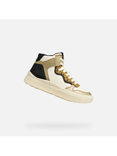 Geox Cremefarbene Geox Laquinny Mädchen Sneaker