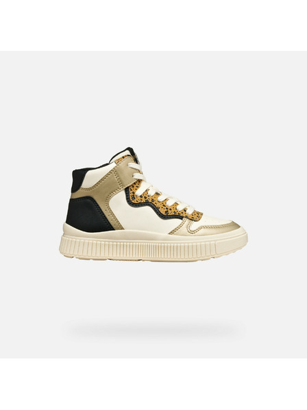 Geox Cremefarbene Geox Laquinny Mädchen Sneaker