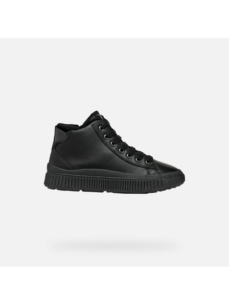Geox Schwarze Mädchen-Sneaker Geox Laquinny