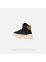 Geox Schwarze Mädchen-Sneaker Geox Laquinny