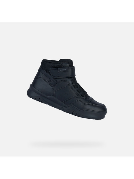 Geox Schwarze Geox Perth Turnschuhe für Jungen