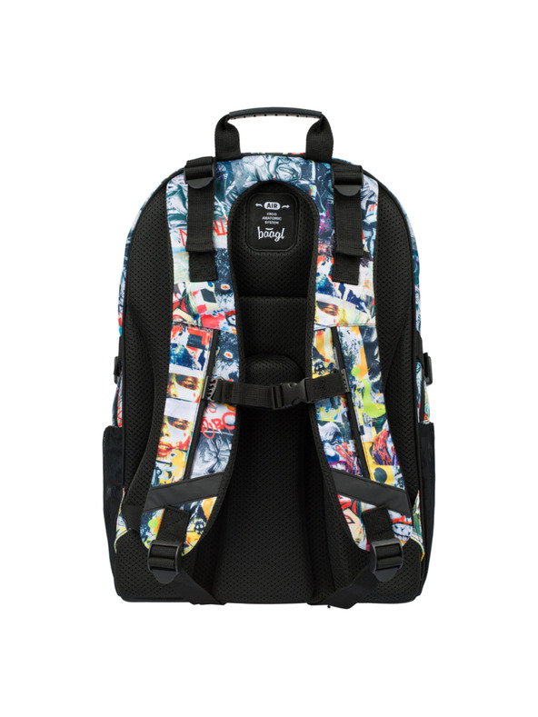 BAAGL  BAAGL 3 SET Skate Batman Comics: Rucksack, Etui, Beutel