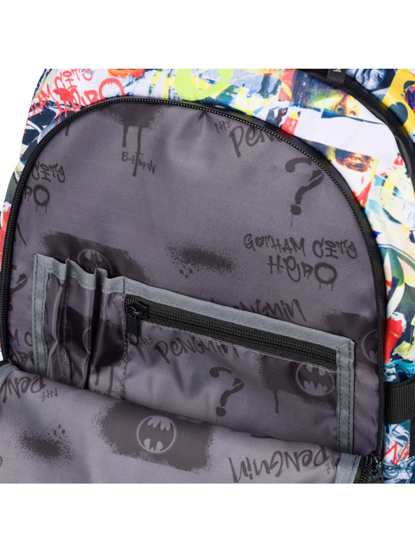 BAAGL  BAAGL 3 SET Skate Batman Comics: Rucksack, Etui, Beutel