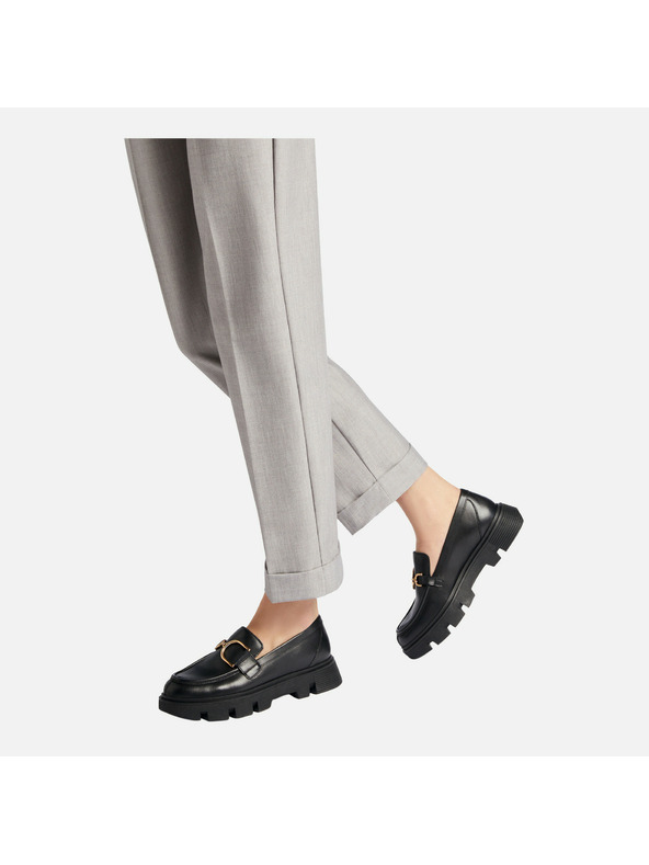 Geox Schwarze Damen-Mokassins Geox Vilde