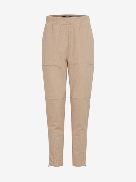 ICHI Beige Damenhosen ICHI