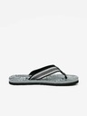 Sam 73 Schwarze gemusterte Damen-Flip-Flops SAM 73 Onkabra