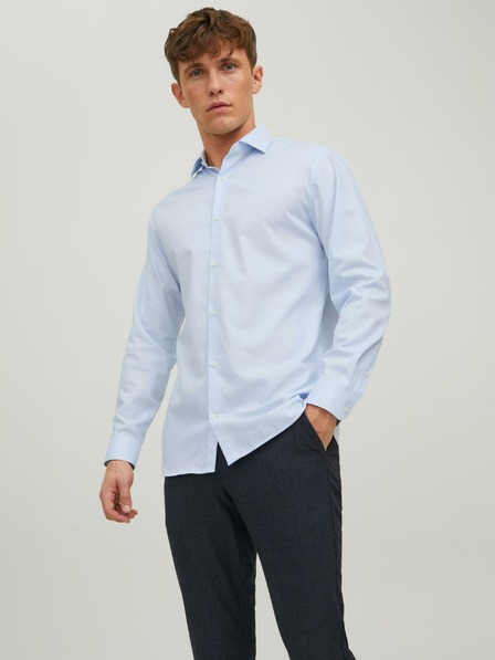 Jack & Jones Hellblaues Jack & Jones Parker Herrenhemd