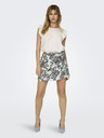 ONLY Weiße gemusterte Damen-Shorts/-Röcke ONLY Kiera