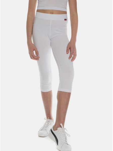 Sam 73 Weiße Mädchen 3/4 Leggings SAM 73