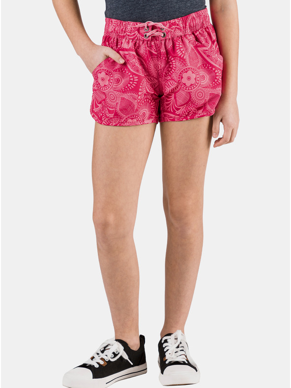 Sam 73 Rosa gemusterte Mädchen-Shorts SAM 73