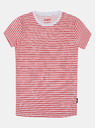 Sam 73 Rot-weißes gestreiftes Kinder-T-Shirt SAM 73