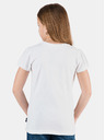Sam 73 Weißes Mädchen-T-Shirt mit Aufdruck SAM 73 Aldiaro