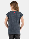 Sam 73 Dunkelblau Mädchen-T-Shirt mit Aufdruck SAM 73