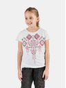 Sam 73 Weißes Mädchen-T-Shirt mit SAM 73-Aufdruck
