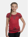 Sam 73 Rotes bedrucktes Mädchen-T-Shirt SAM 73