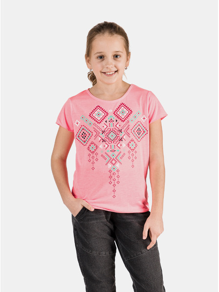Sam 73 Neonrosa Mädchen-T-Shirt SAM 73