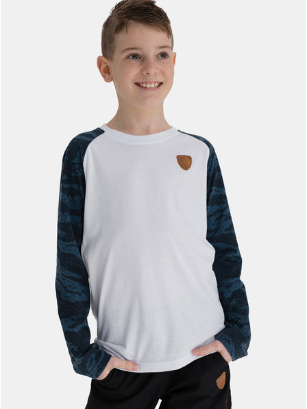 Sam 73 Blau-weiß Jungen-T-Shirt SAM 73