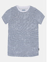 Sam 73 Blau-weiß gestreiftes Kinder-T-Shirt SAM 73