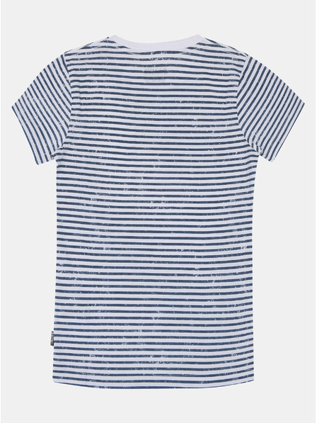 Sam 73 Blau-weiß gestreiftes Kinder-T-Shirt SAM 73