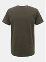 Sam 73 Khaki Basic-T-Shirt für Herren SAM 73