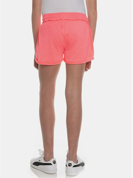 Sam 73 Neon-Rosa Mädchen-Sweatshorts SAM 73