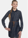 Sam 73 Dunkelblau Mädchen-Hemdkleid SAM 73