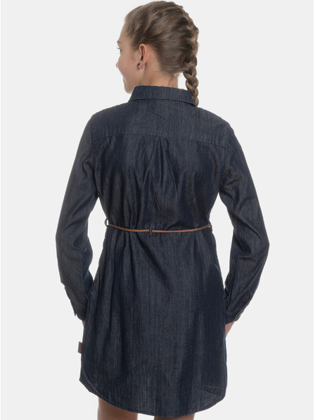 Sam 73 Dunkelblau Mädchen-Hemdkleid SAM 73