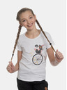 Sam 73 Weißes Mädchen-T-Shirt mit SAM 73-Aufdruck