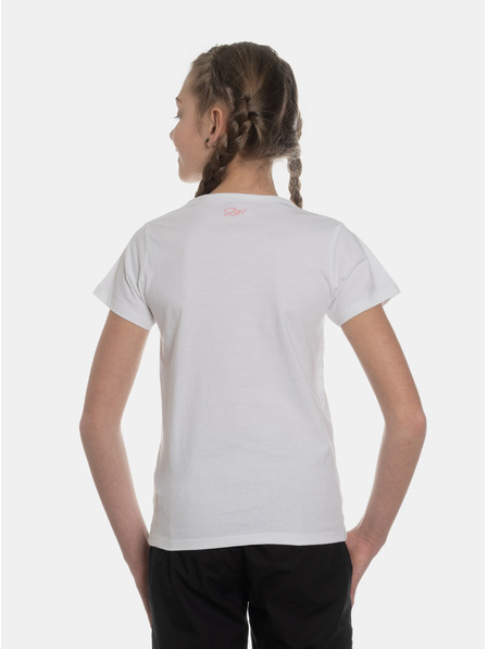 Sam 73 Weißes Mädchen-T-Shirt mit SAM 73-Aufdruck
