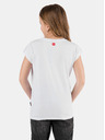 Sam 73 Weißes Mädchen-T-Shirt mit SAM 73-Aufdruck