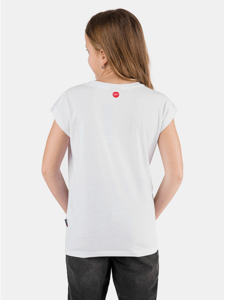 Sam 73 Weißes Mädchen-T-Shirt mit SAM 73-Aufdruck