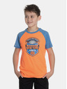 Sam 73 Orangefarbenes Jungen-Shirt mit Print SAM 73