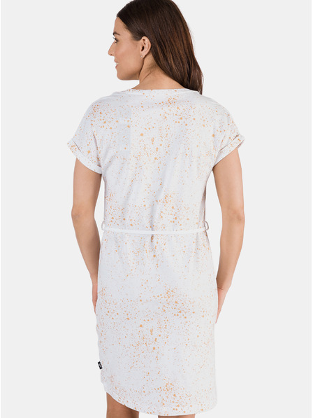 Sam 73 Weiße gemusterte Kleid SAM 73