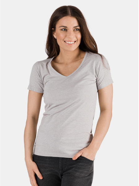 Sam 73 Graues Damen-T-Shirt SAM 73