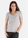 Sam 73 Graues Damen-T-Shirt SAM 73