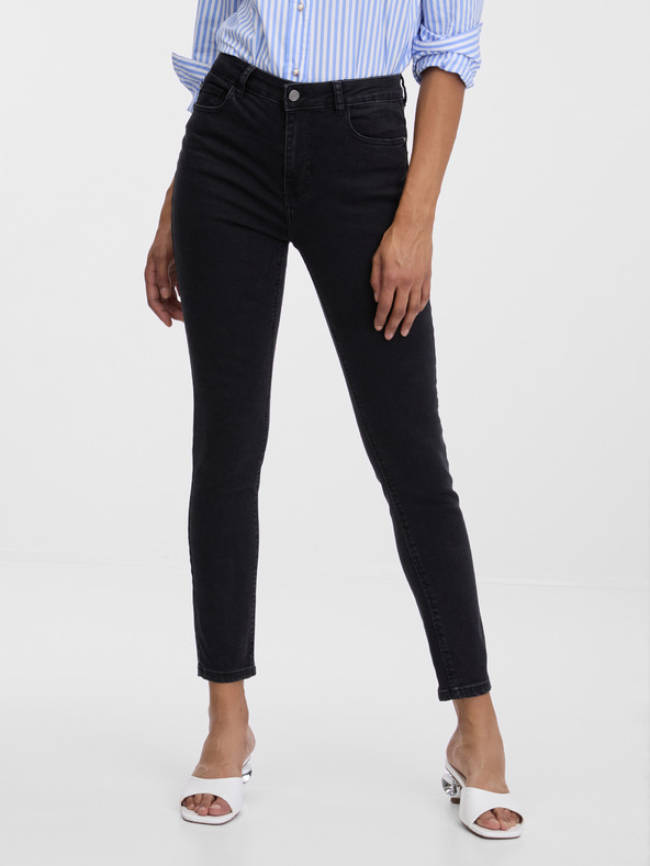 Orsay Schwarze Skinny-Fit-Jeans Damen ORSAY