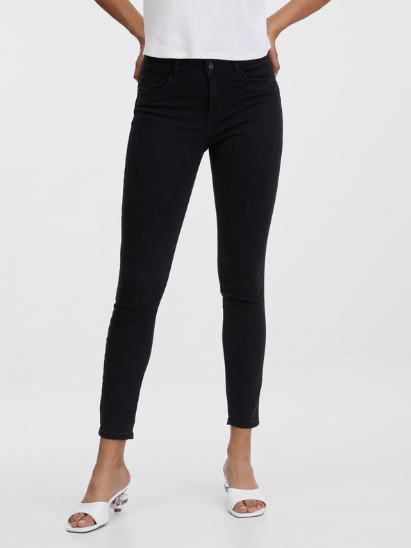 Orsay Schwarze Skinny-Fit-Jeans Damen ORSAY