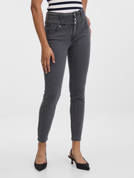 Orsay Dunkelgraue Damenjeans Skinny Fit ORSAY