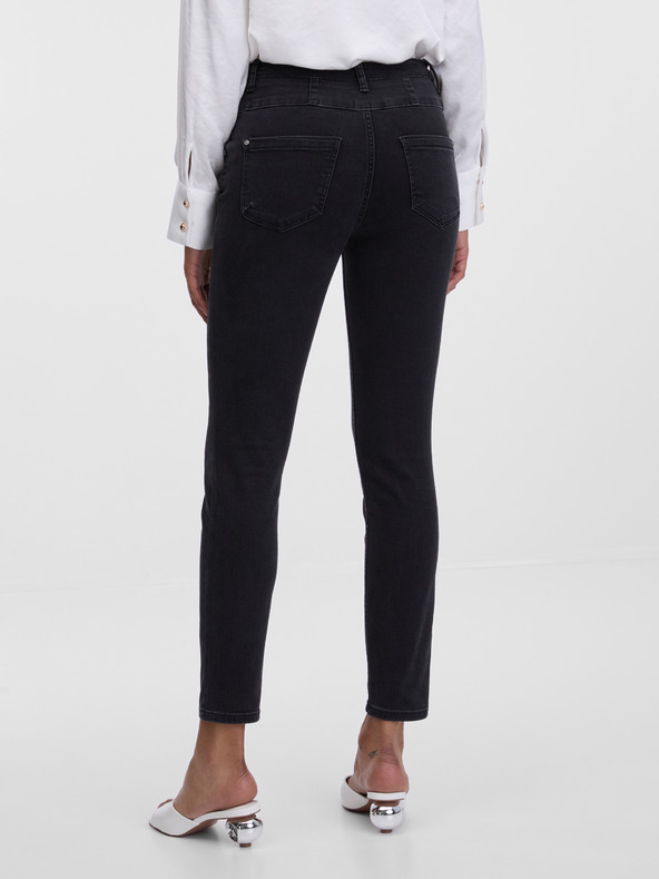 Orsay Schwarze Skinny-Fit-Jeans Damen ORSAY