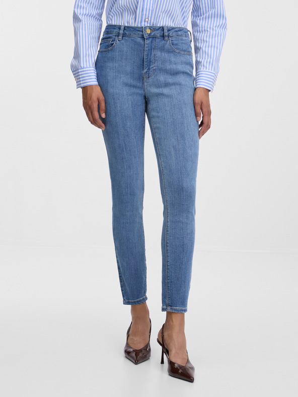 Orsay Hellblaue Skinny-Fit-Jeans für Damen ORSAY