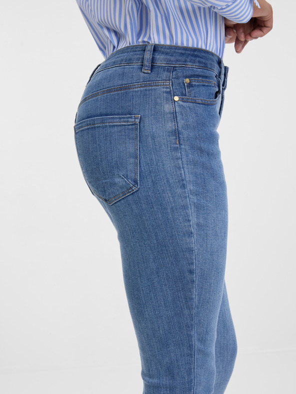 Orsay Hellblaue Skinny-Fit-Jeans für Damen ORSAY