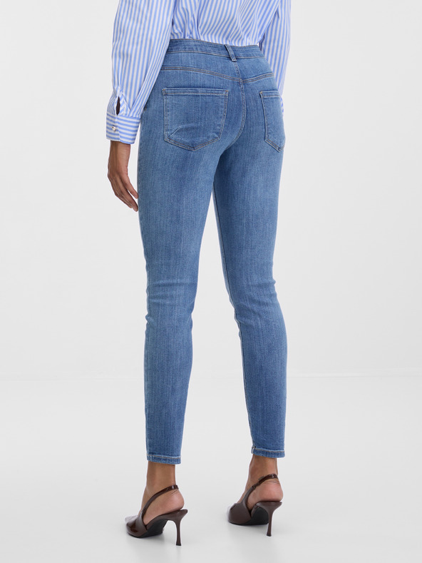 Orsay Hellblaue Skinny-Fit-Jeans für Damen ORSAY