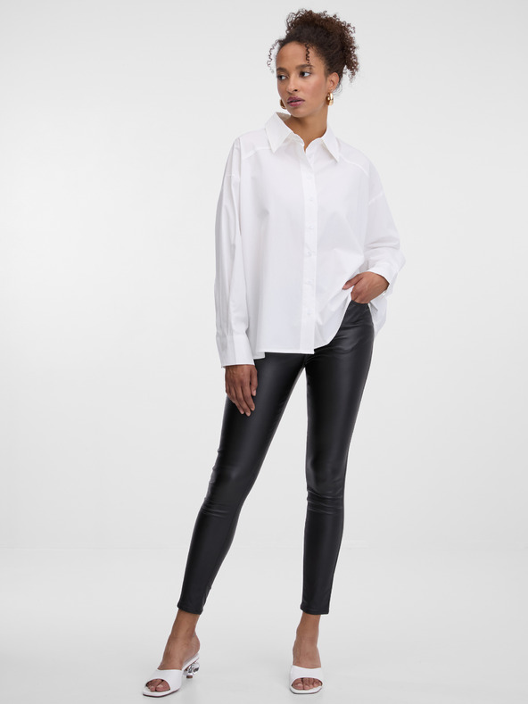 Orsay Weiße Damen Oversize-Bluse ORSAY