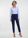 Orsay Hellblaue gestreifte Damenbluse ORSAY